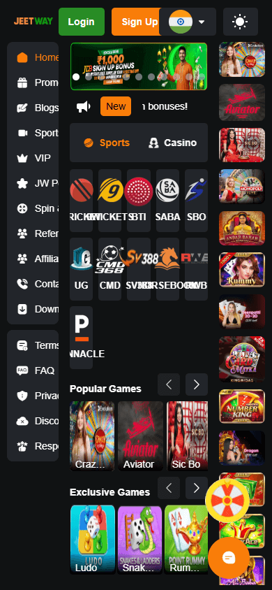 Jeetway_Casino_homepage_mobile
