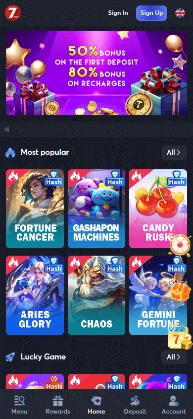 7.bet_Casino_homepage_mobile