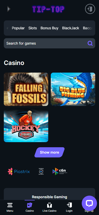 Tip-Top_Casino_game_gallery_mobile