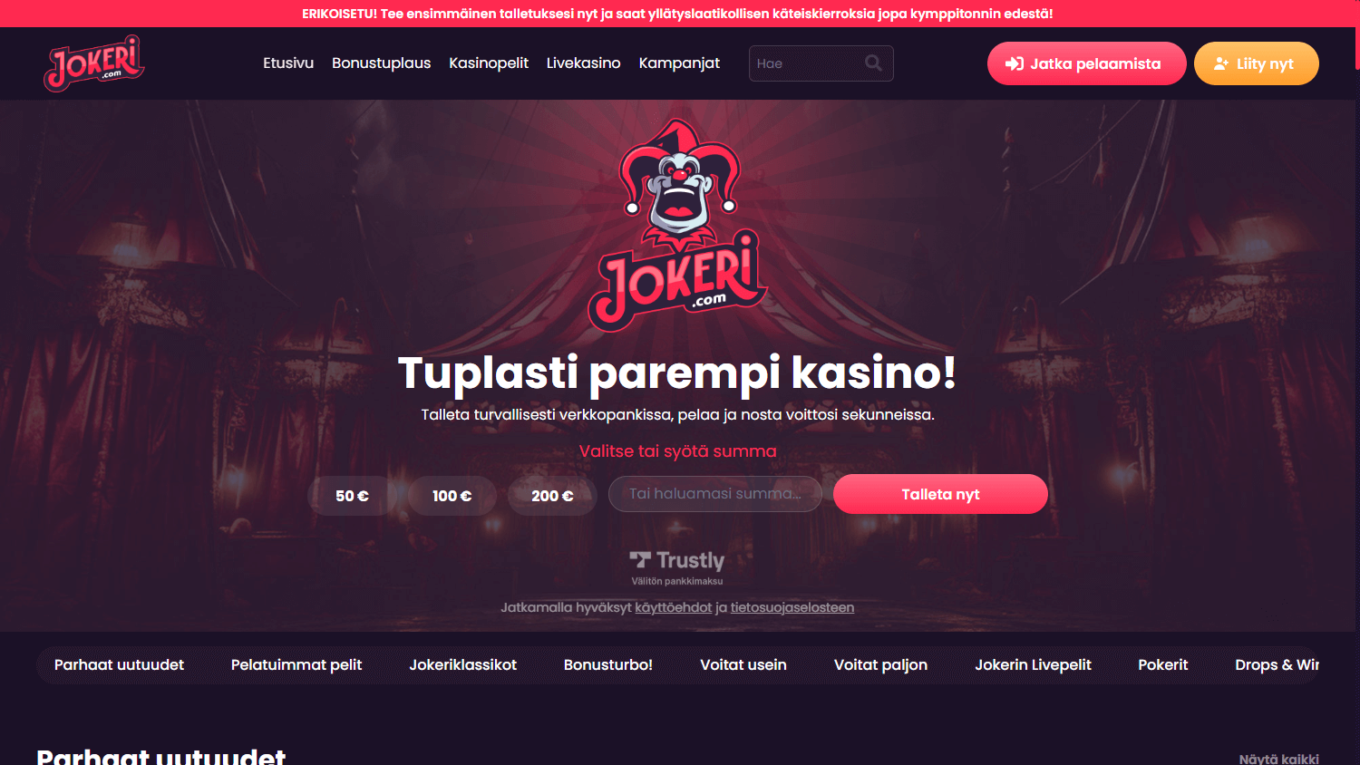 Jokeri_Casino_homepage_desktop