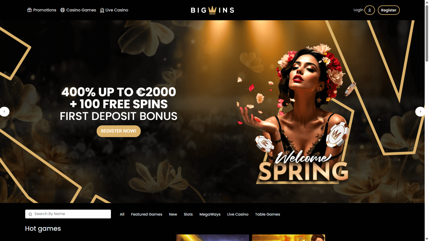 BigWins_Casino_homepage_desktop
