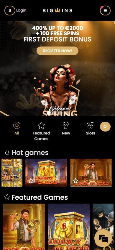 BigWins_Casino_homepage_mobile