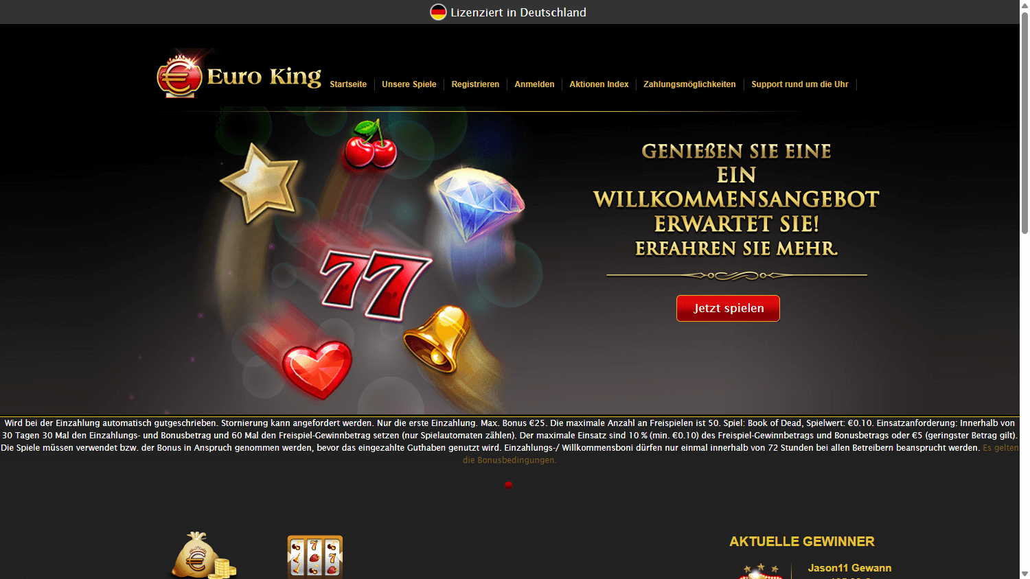 EuroKingClub_Casino_DE_homepage_desktop
