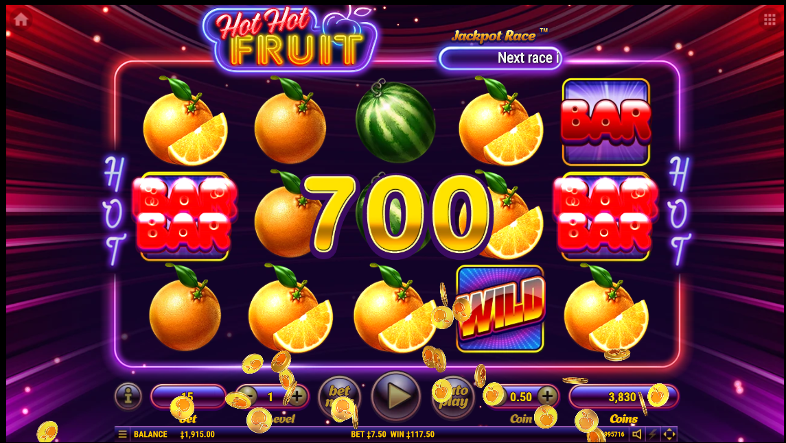 Hot Hot Fruit slot big win