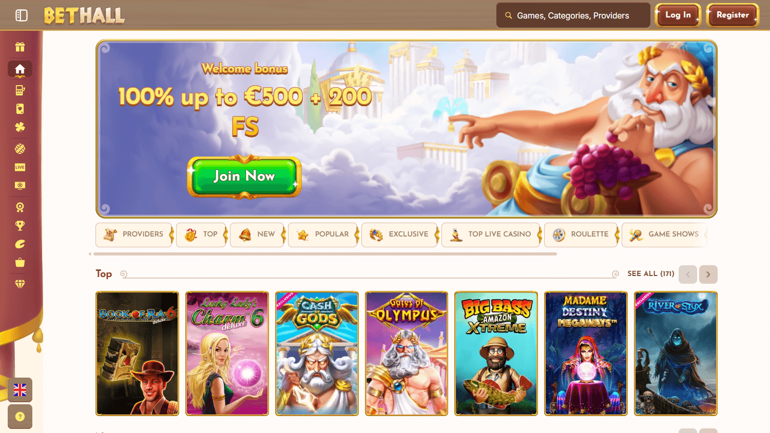 BetHall_Casino_homepage_desktop
