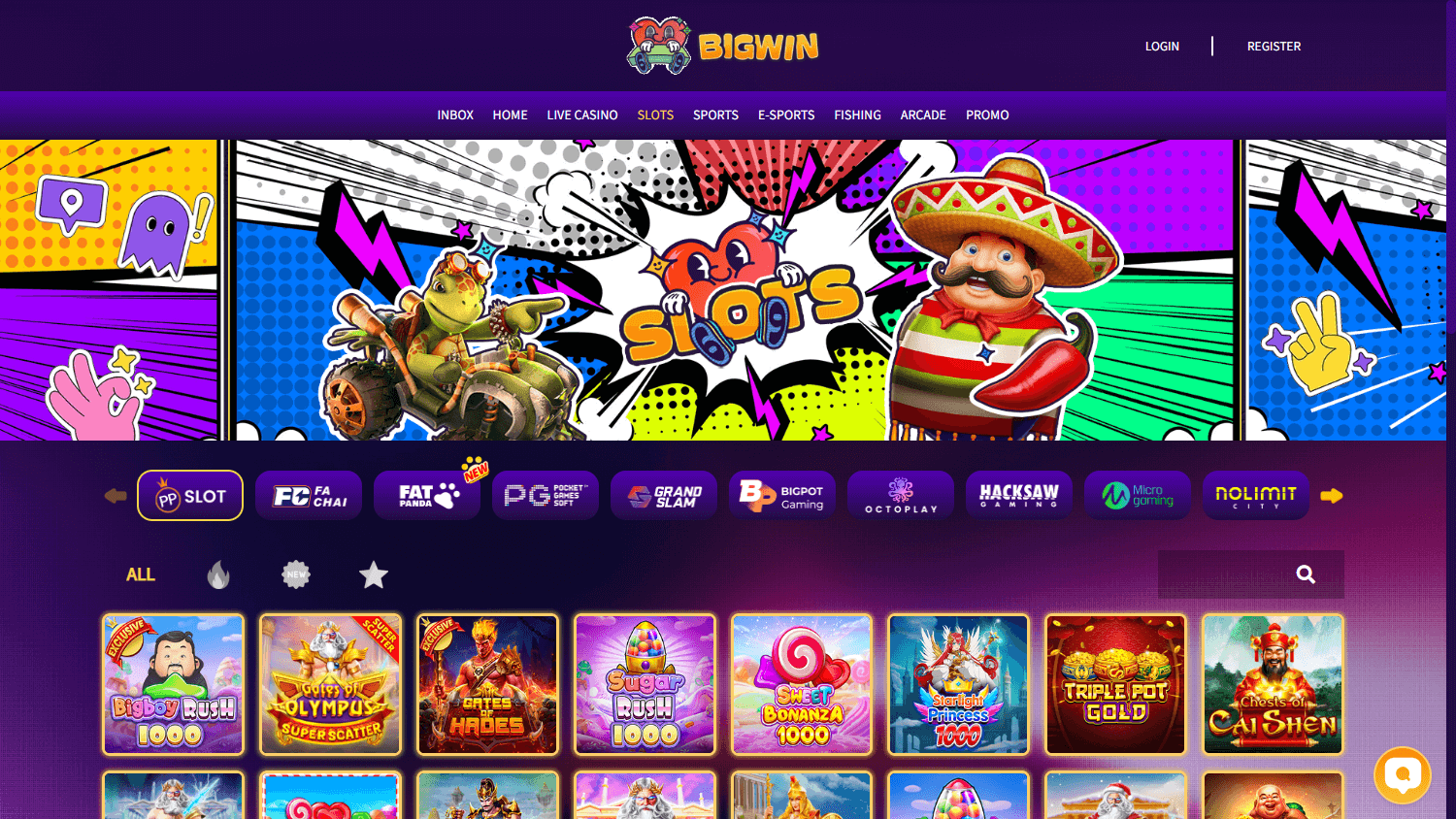 BIGWIN69_Casino_game_gallery_desktop