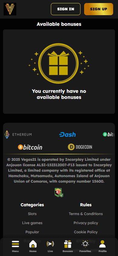 Vegas21_Casino_promotions_mobile