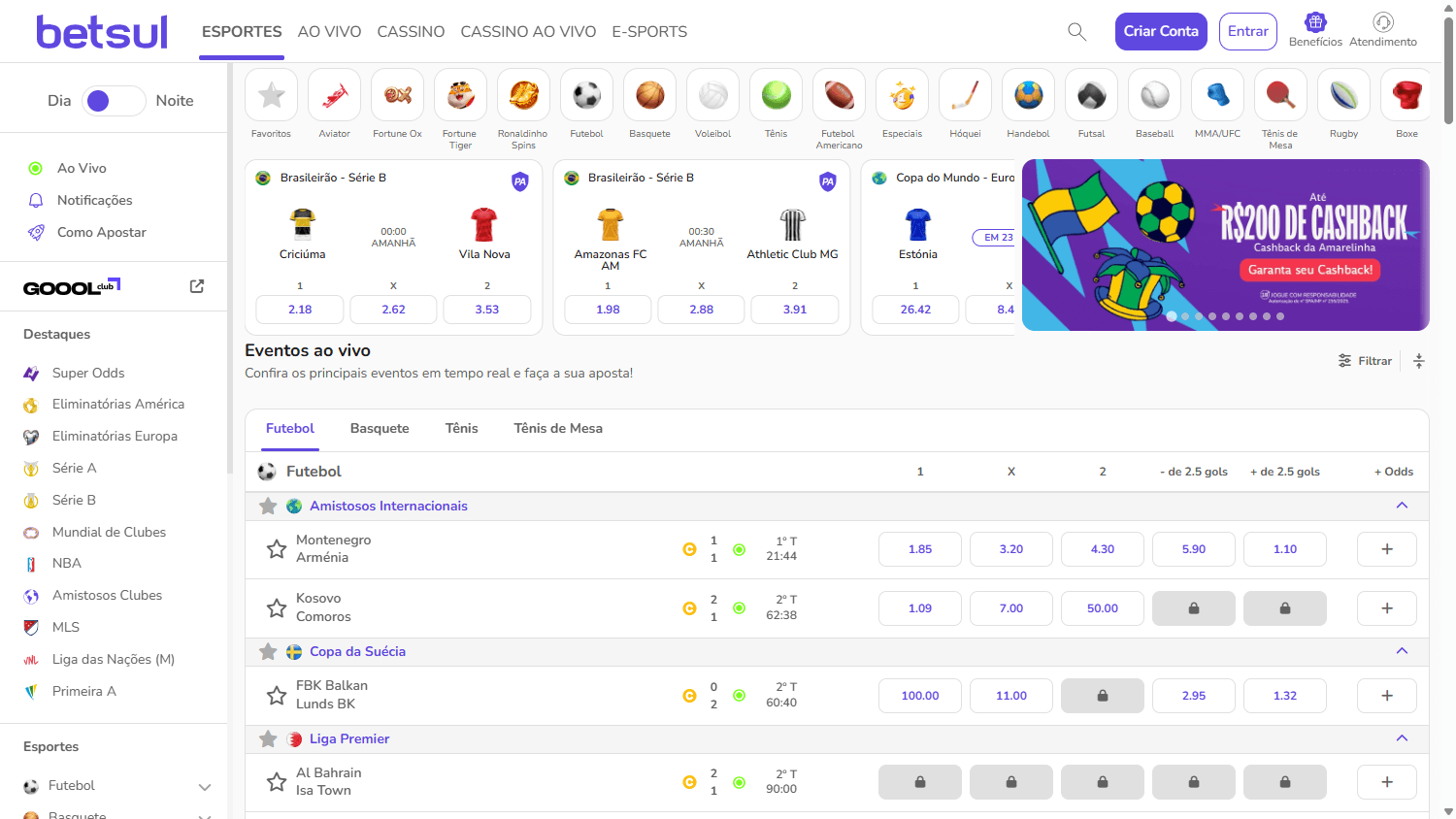 Betsul_Casino_homepage_desktop