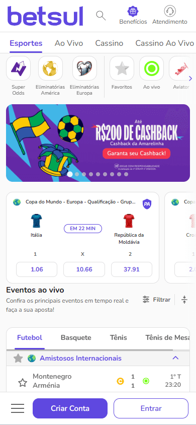 Betsul_Casino_homepage_mobile