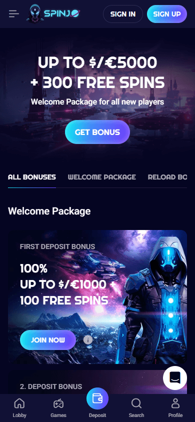 SpinJo_Casino_promotions_mobile