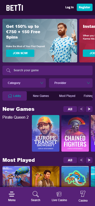 betti_casino_homepage_mobile