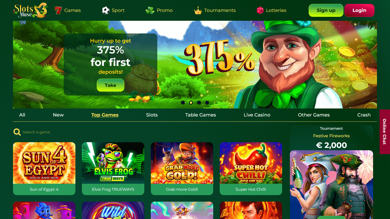 slotsmuse_casino_homepage_desktop
