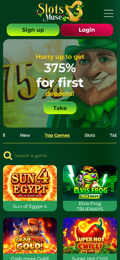 slotsmuse_casino_homepage_mobile