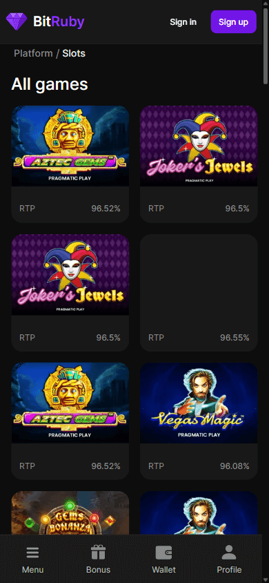 bitruby_casino_game_gallery_mobile