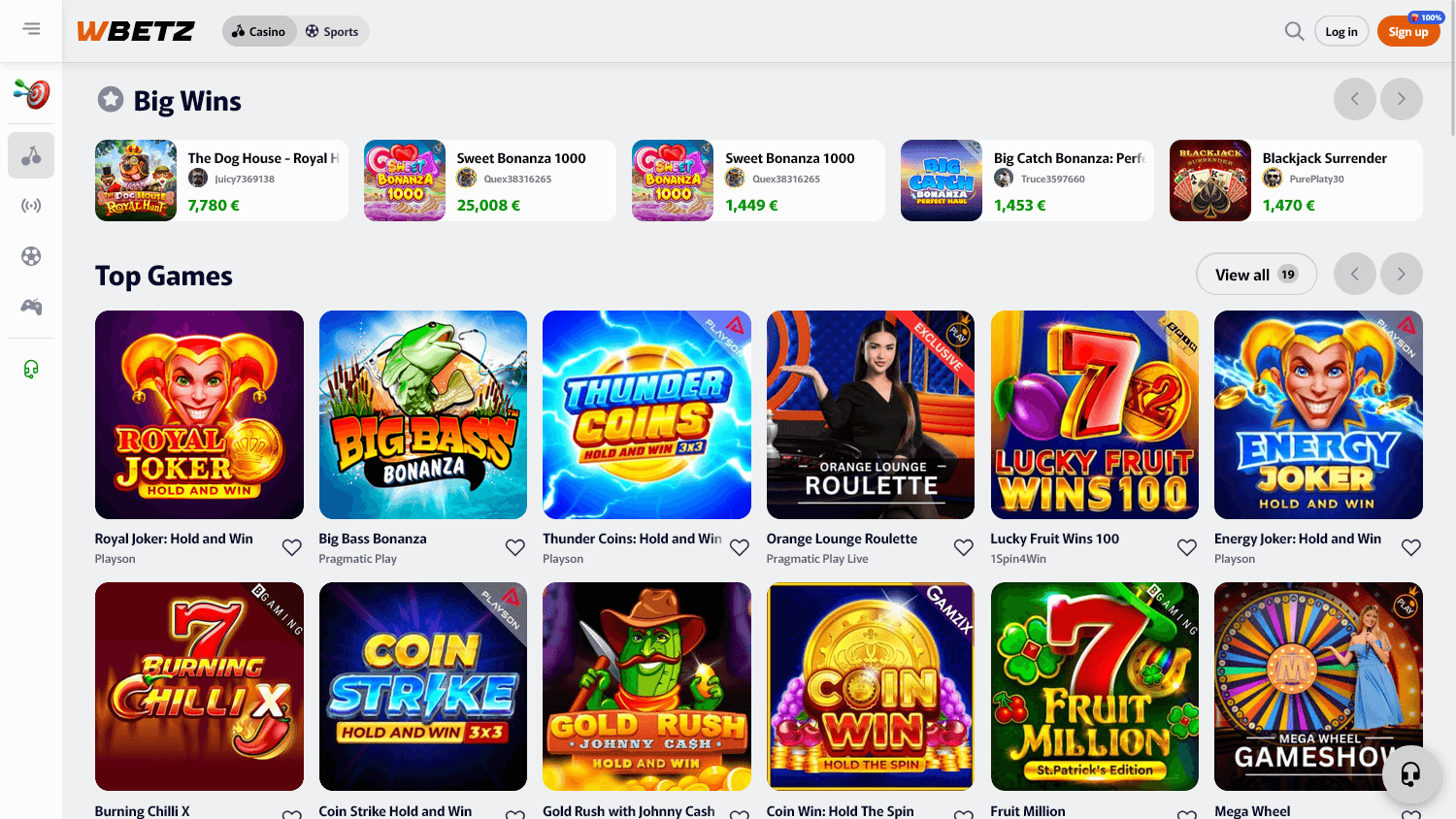 wbetz_casino_homepage_desktop