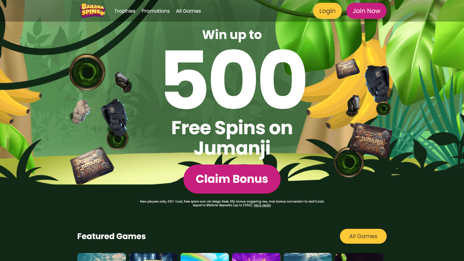 banana_spins_casino_homepage_desktop