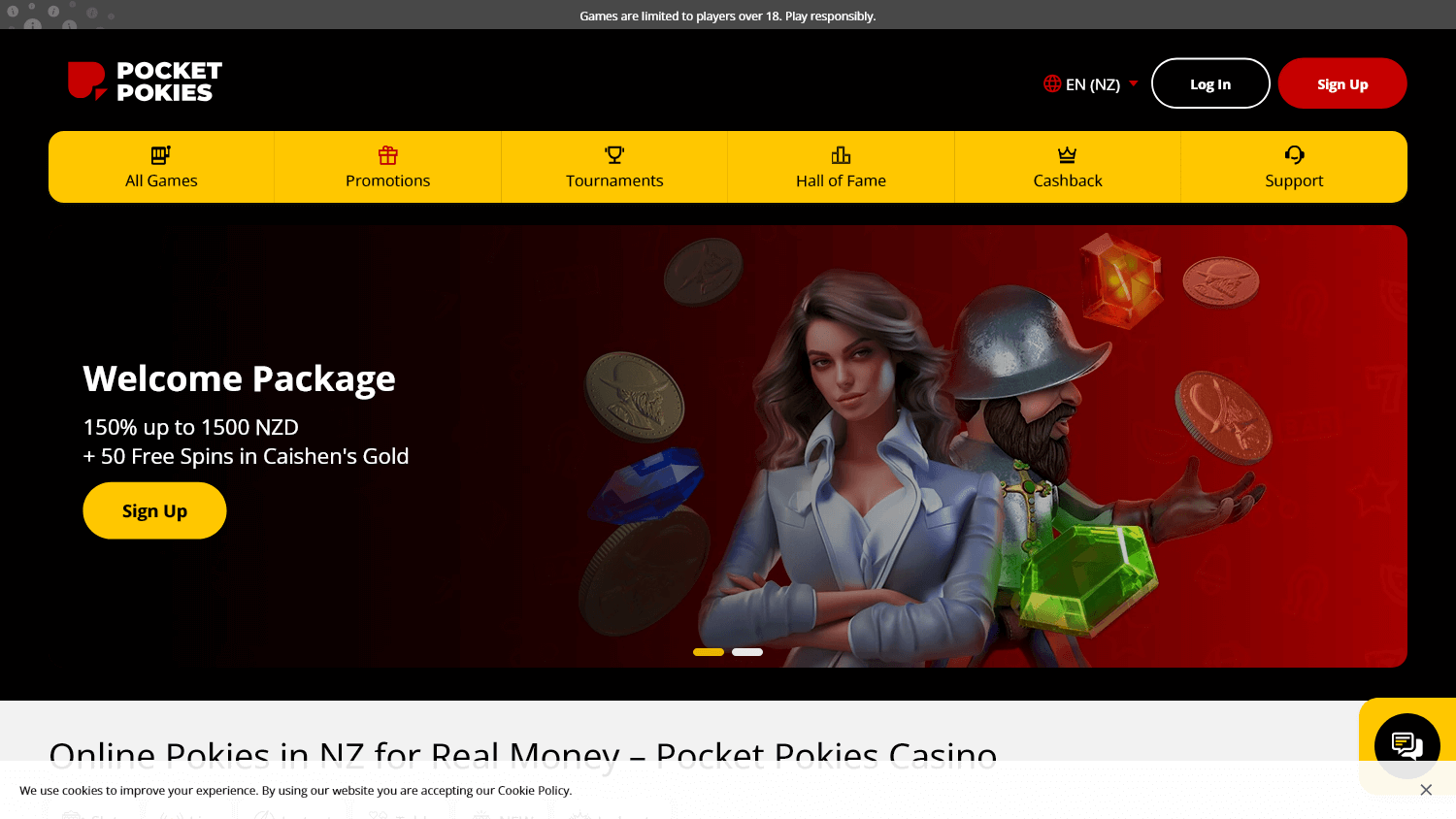 pocket_pokies_casino_homepage_desktop