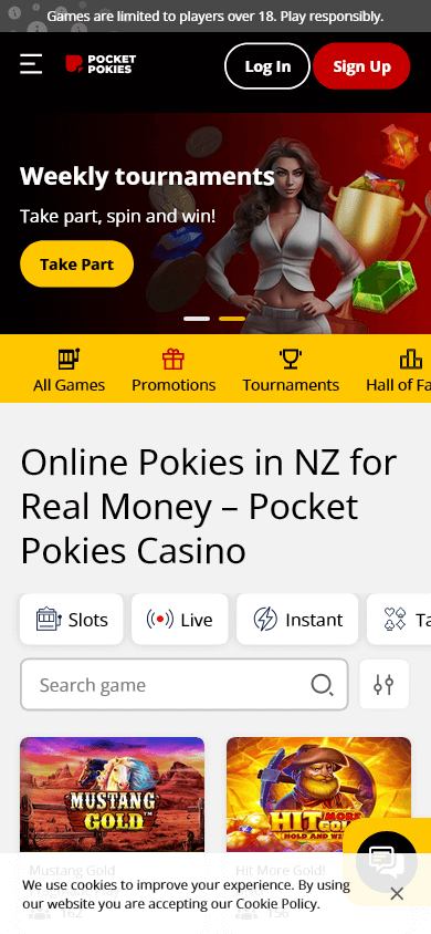 pocket_pokies_casino_homepage_mobile