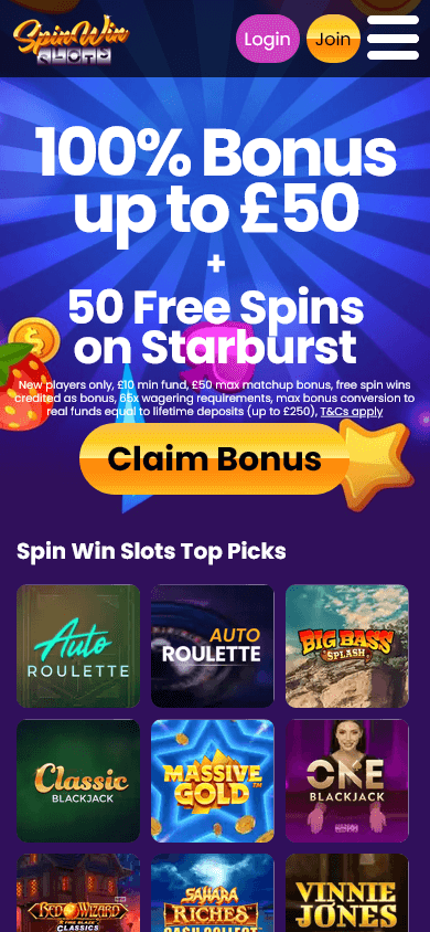 spinwin_slots_casino_homepage_mobile