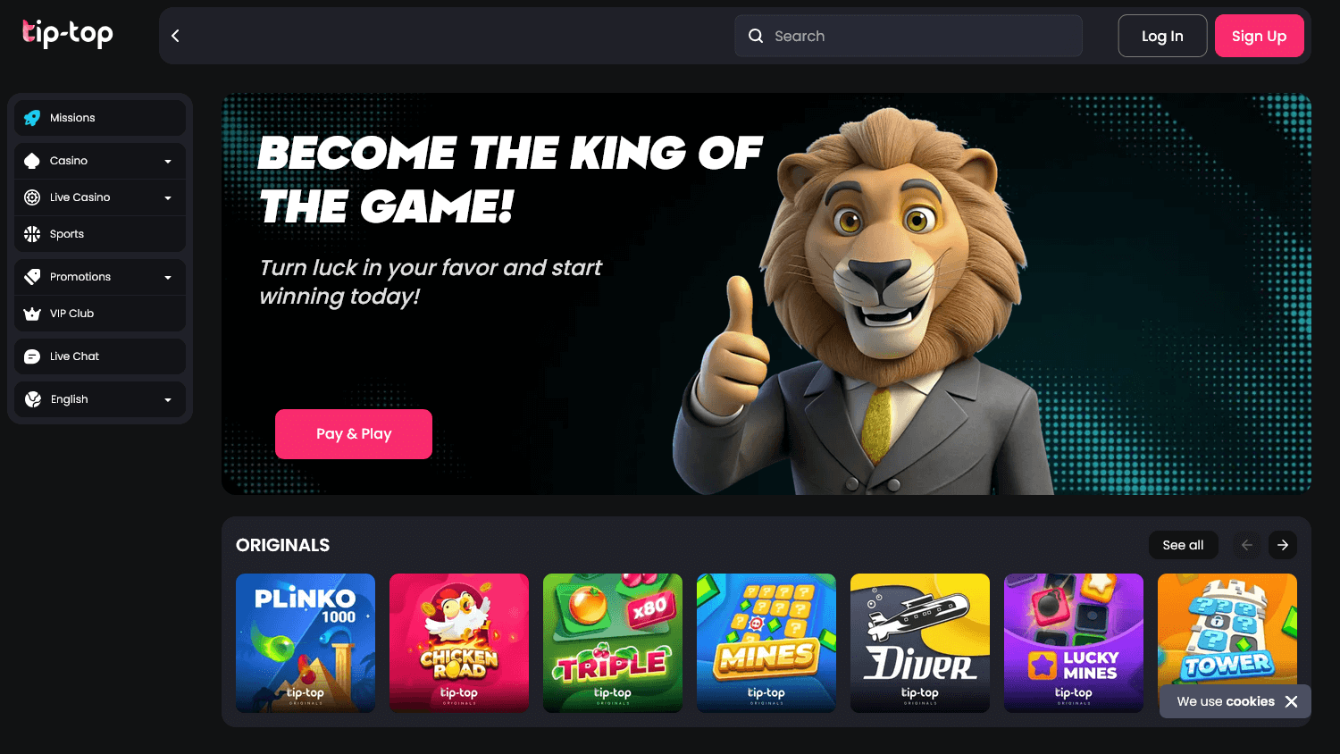 tip_top_casino_homepage_desktop