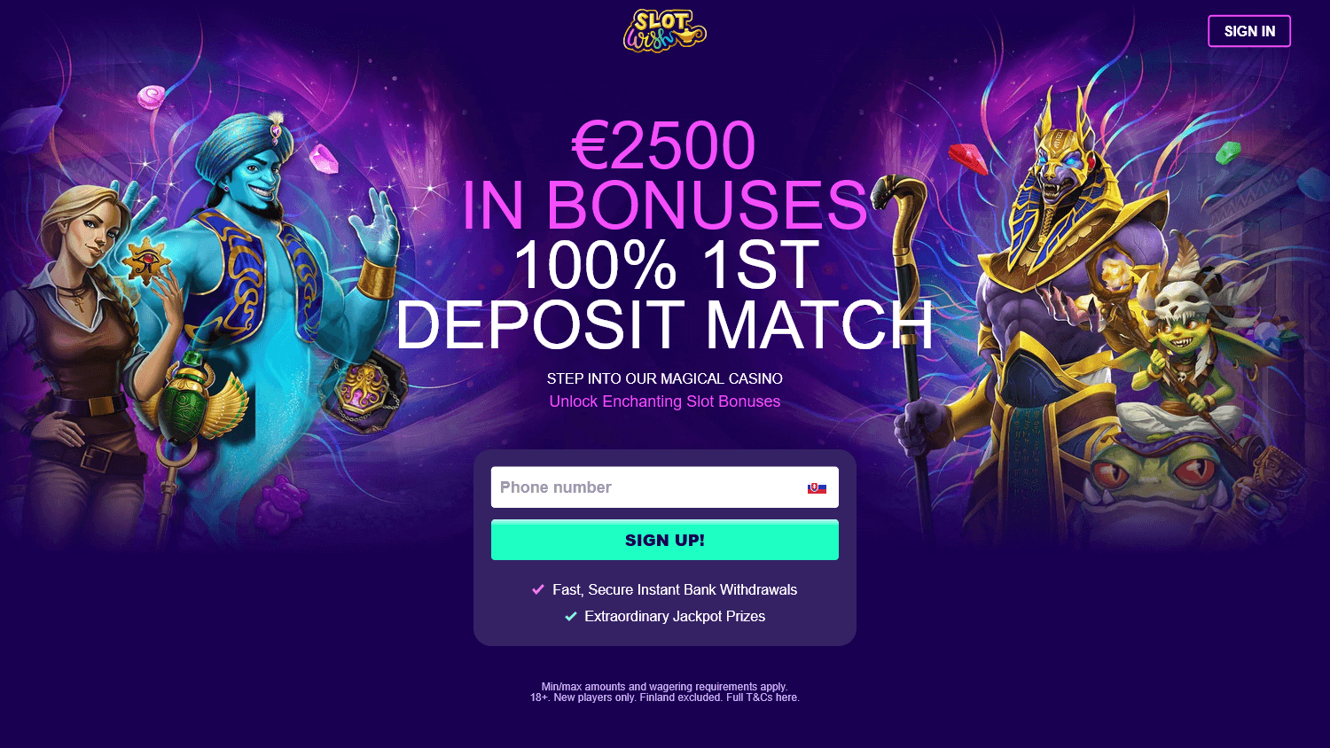 slot_wish_casino_homepage_desktop