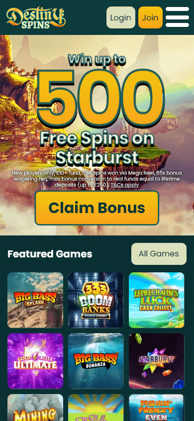 destiny_spins_casino_homepage_mobile