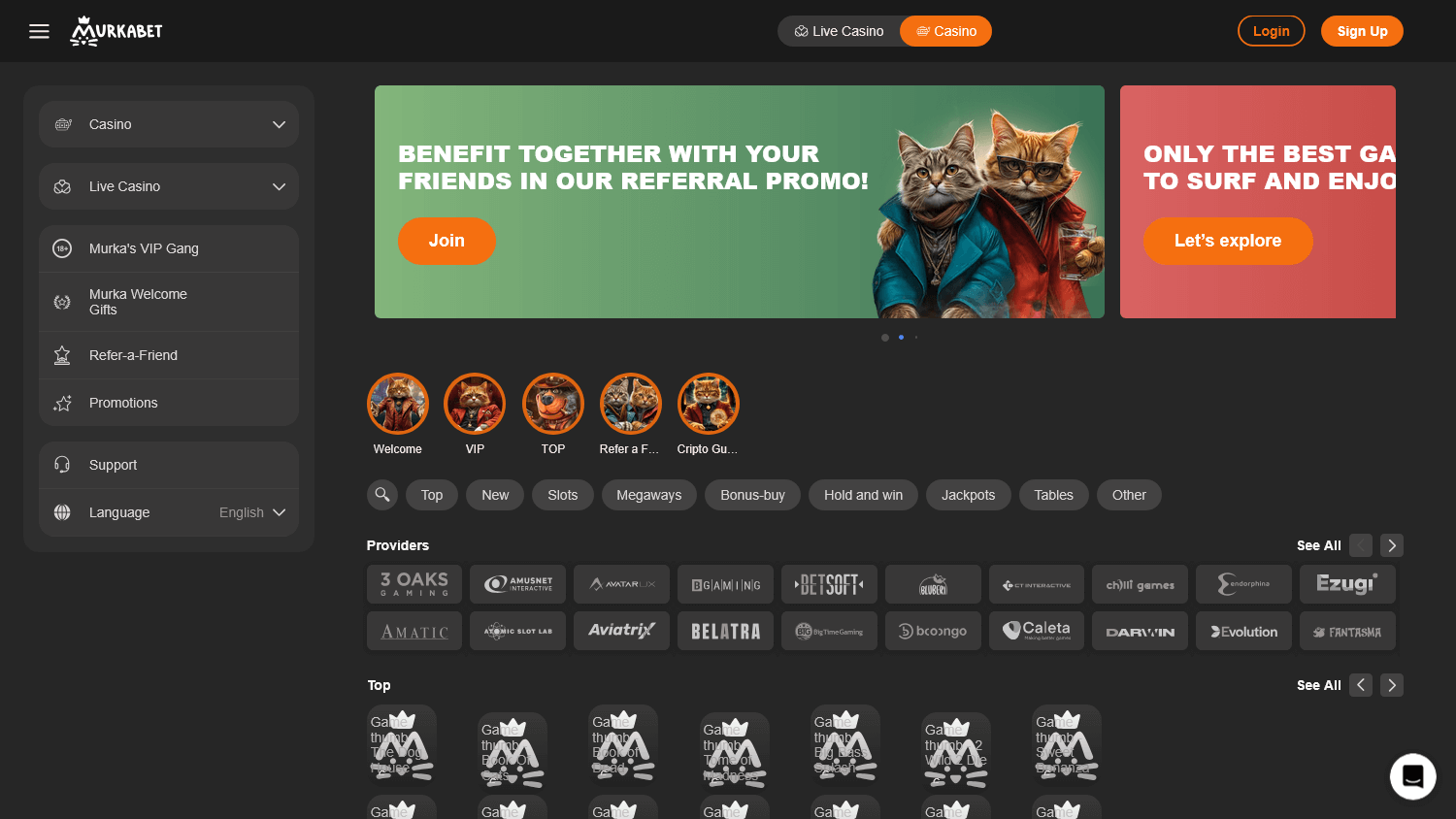 murka.bet_casino_homepage_desktop