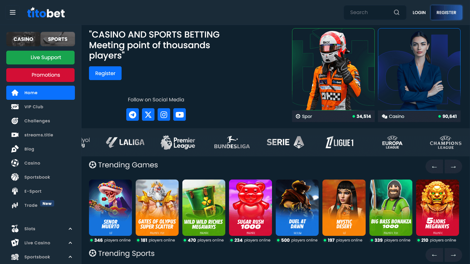 titobet_casino_homepage_desktop