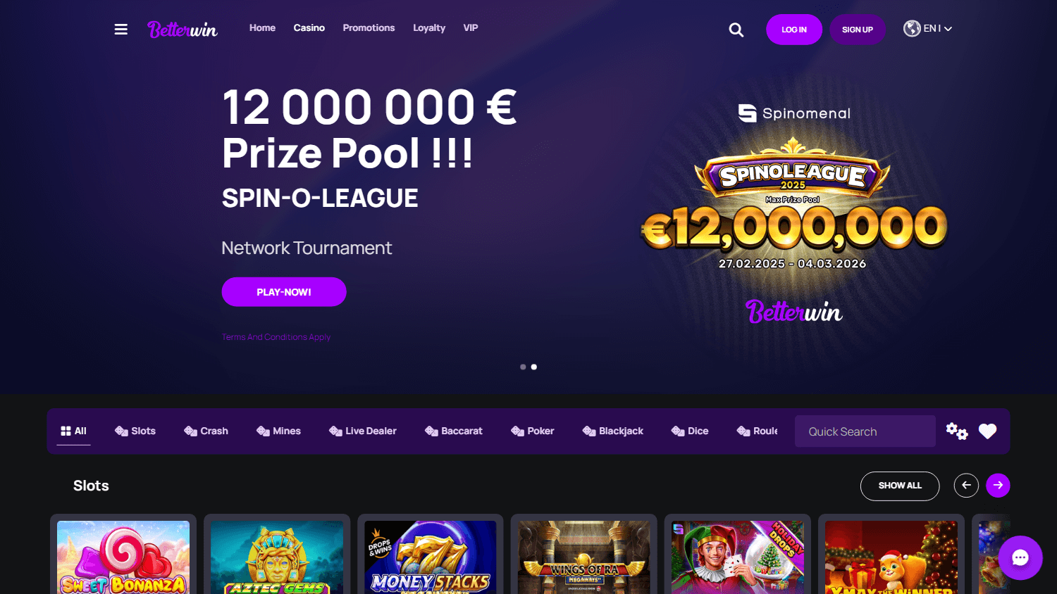 betterwin_casino_game_gallery_desktop