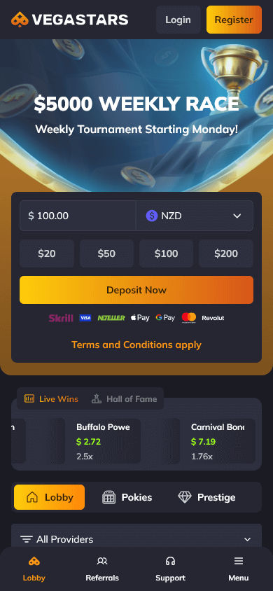 vegastars_casino_homepage_mobile