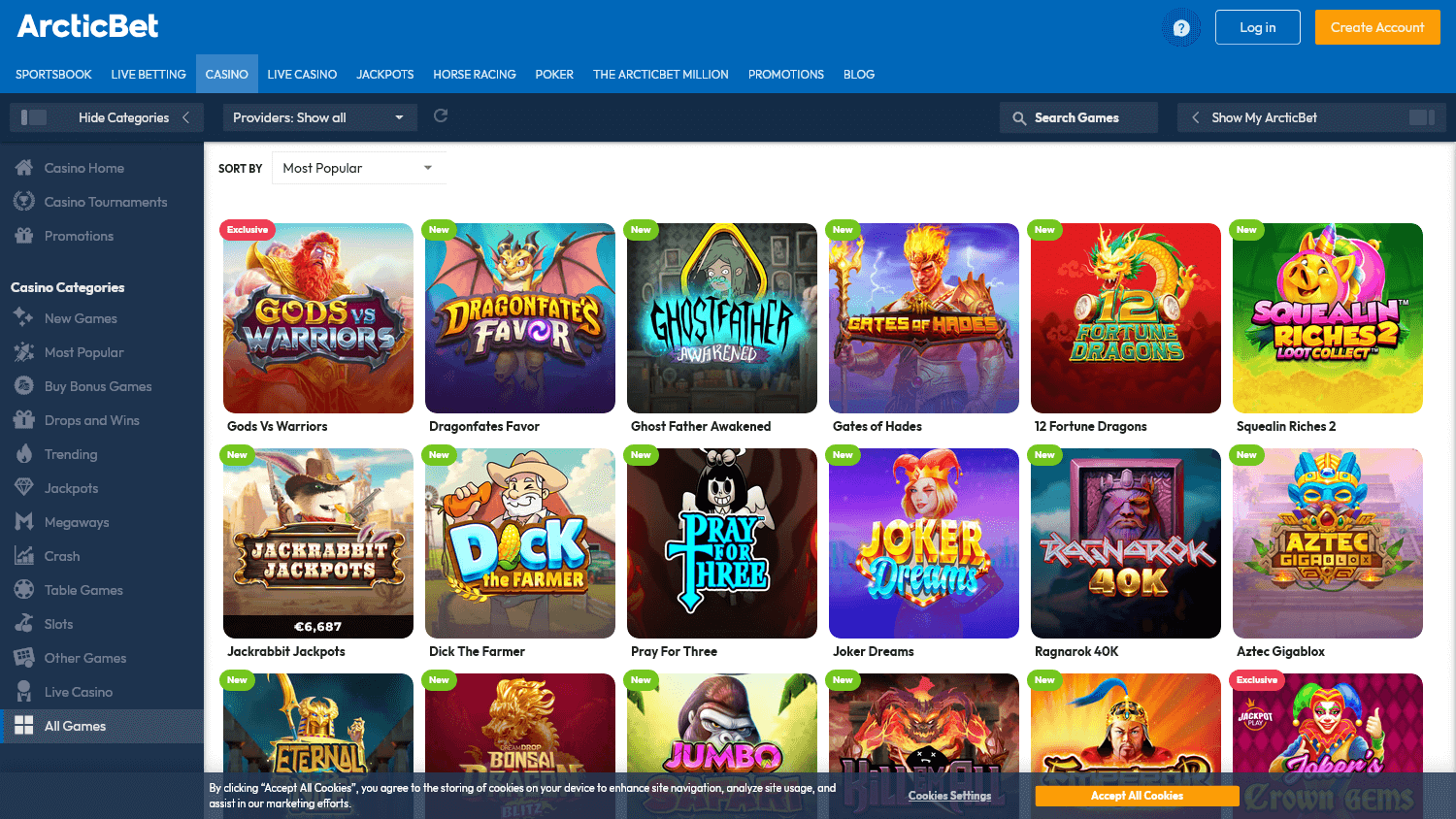 arcticbet_casino_game_gallery_desktop