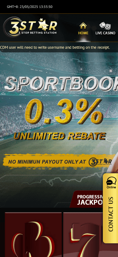 3star88_casino_my_homepage_mobile