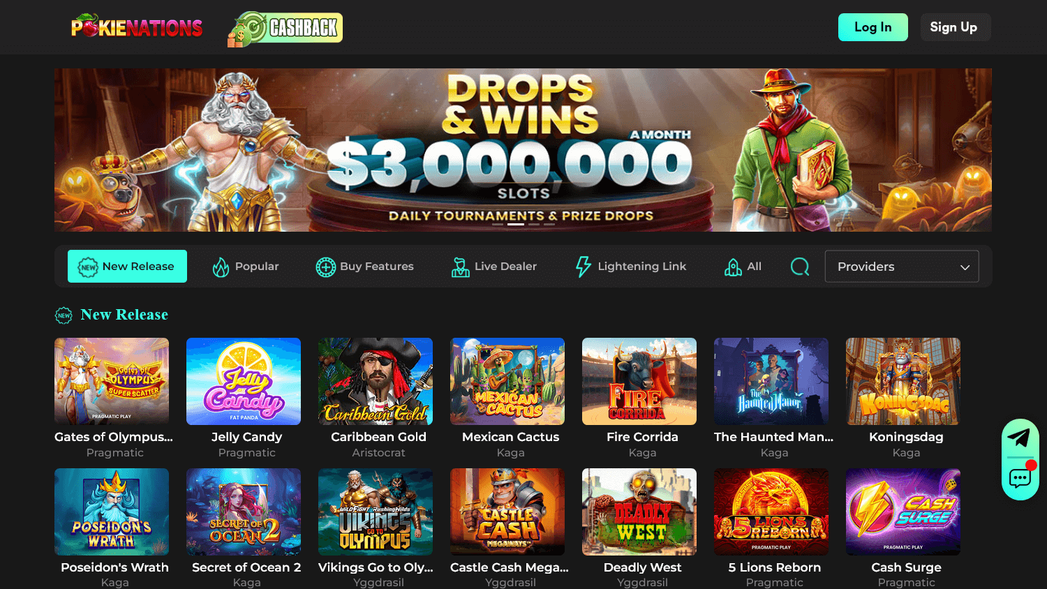 pokienations_casino_homepage_desktop