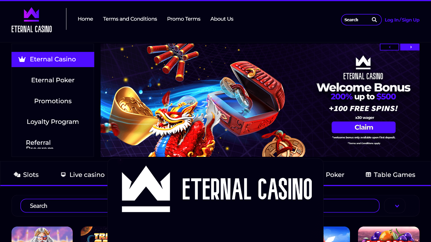 eternal_casino_homepage_desktop