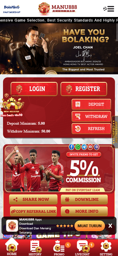 manu888_casino_homepage_mobile