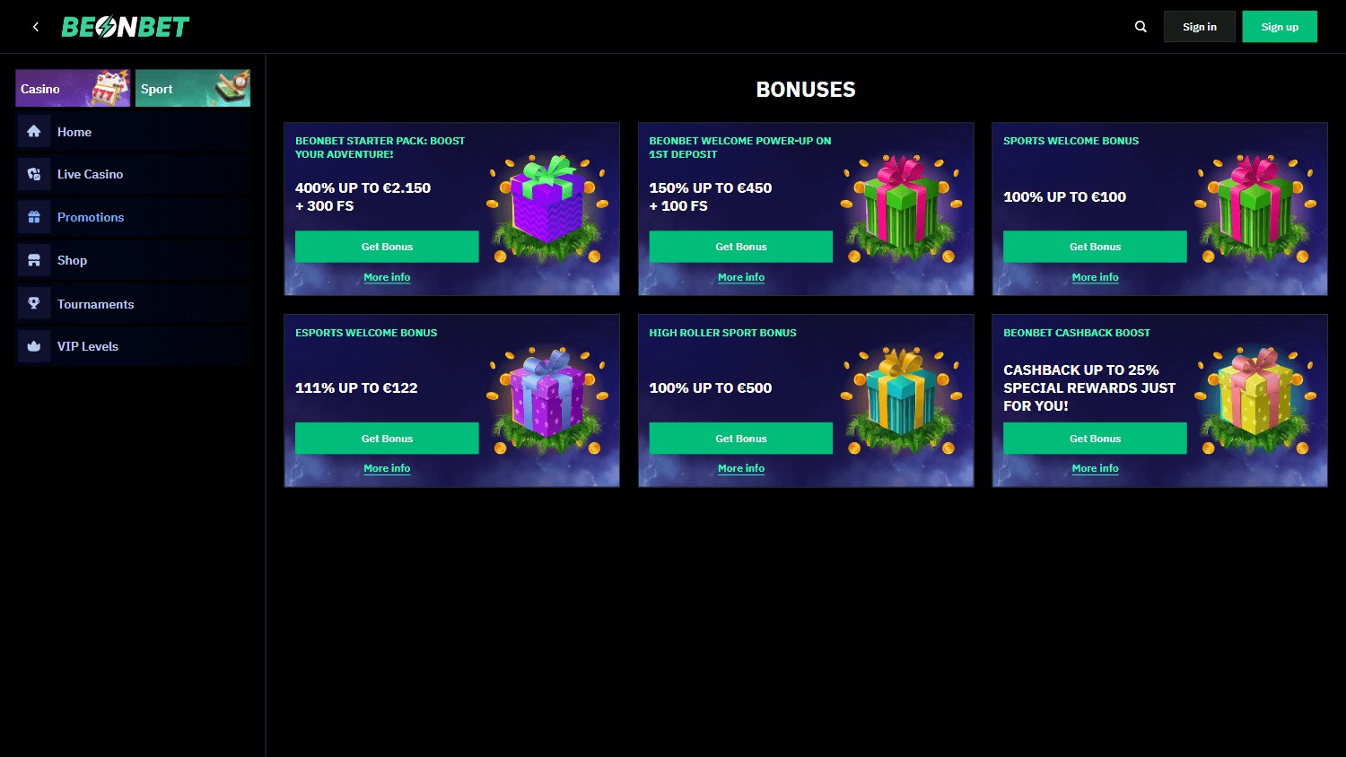 beonbet_casino_promotions_desktop