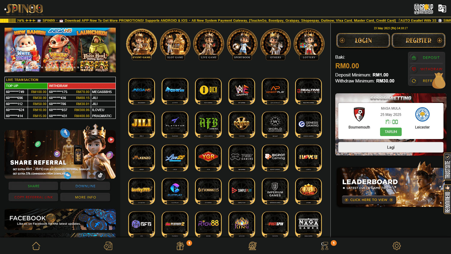 spin99_casino_homepage_desktop