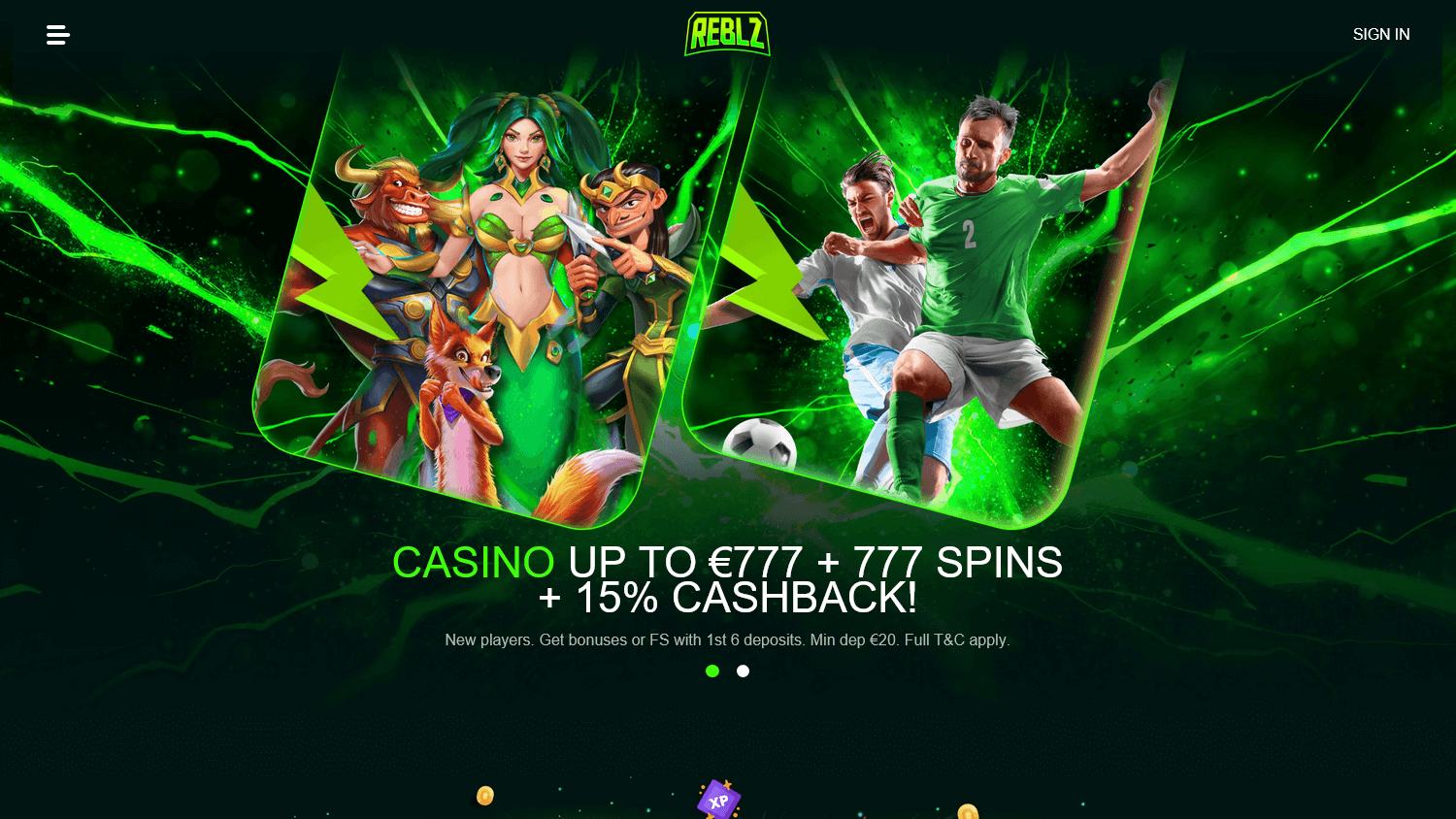 reblz_casino_homepage_desktop