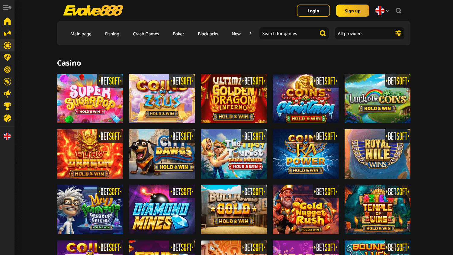 evolve888_casino_game_gallery_desktop