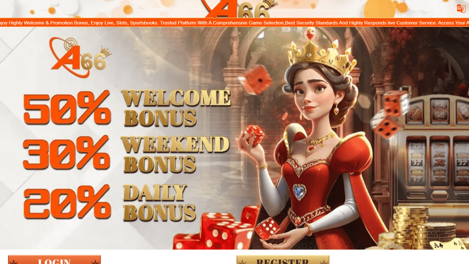 alibaba66_casino_homepage_desktop