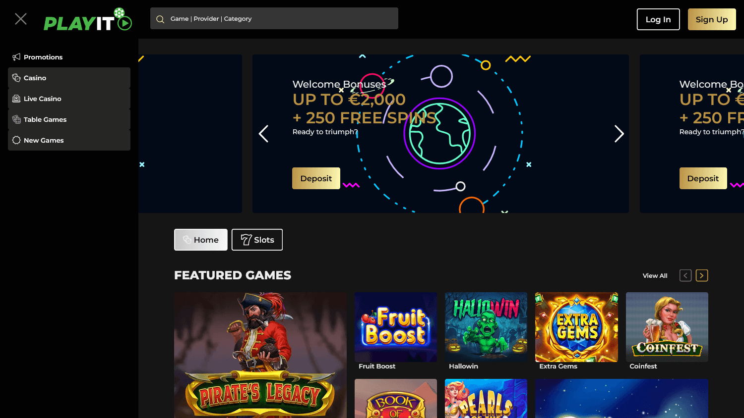 playit8_casino_homepage_desktop