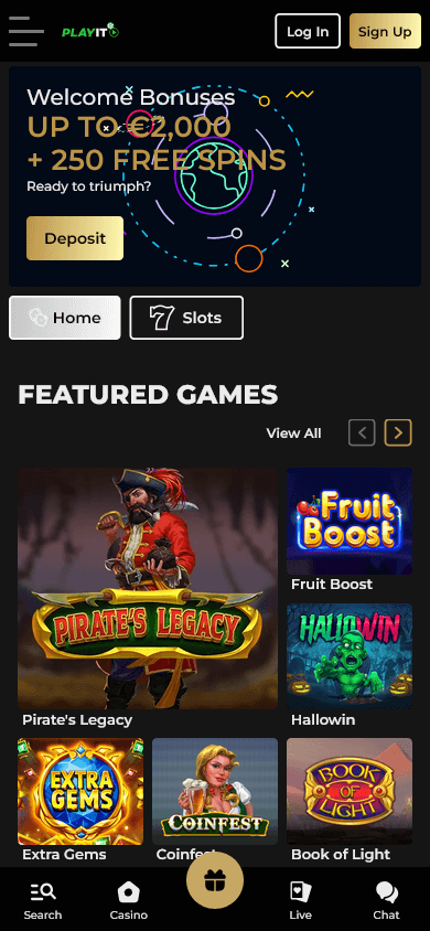 playit8_casino_homepage_mobile