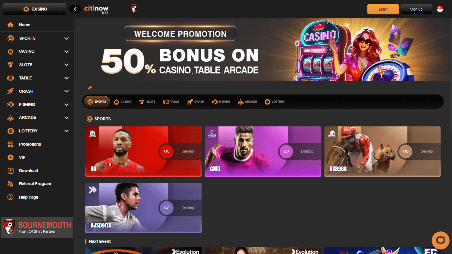 citinow_casino_homepage_desktop