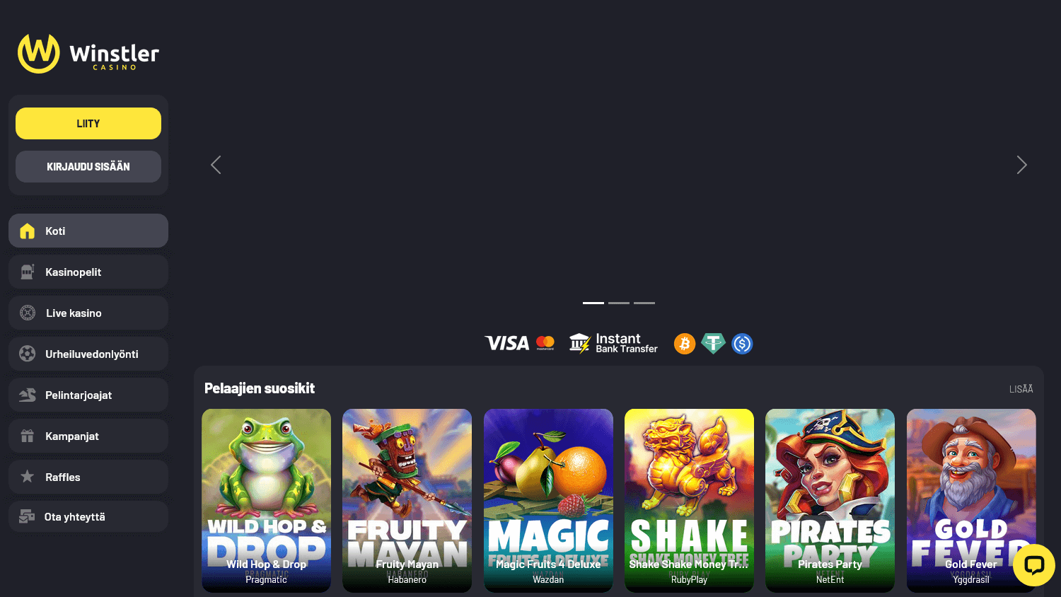 winstler_casino_homepage_desktop