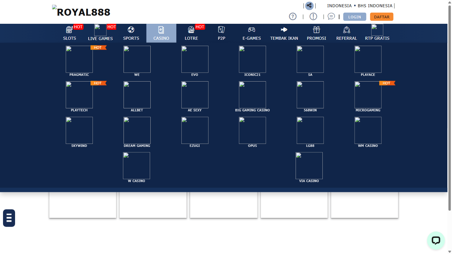 royal888_casino_homepage_desktop