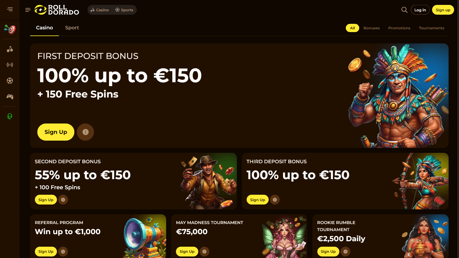 roll_dorado_casino_promotions_desktop