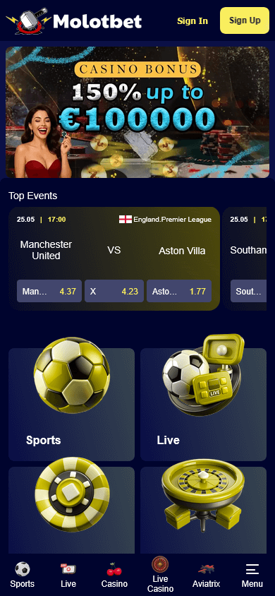 molotbet_casino_homepage_mobile