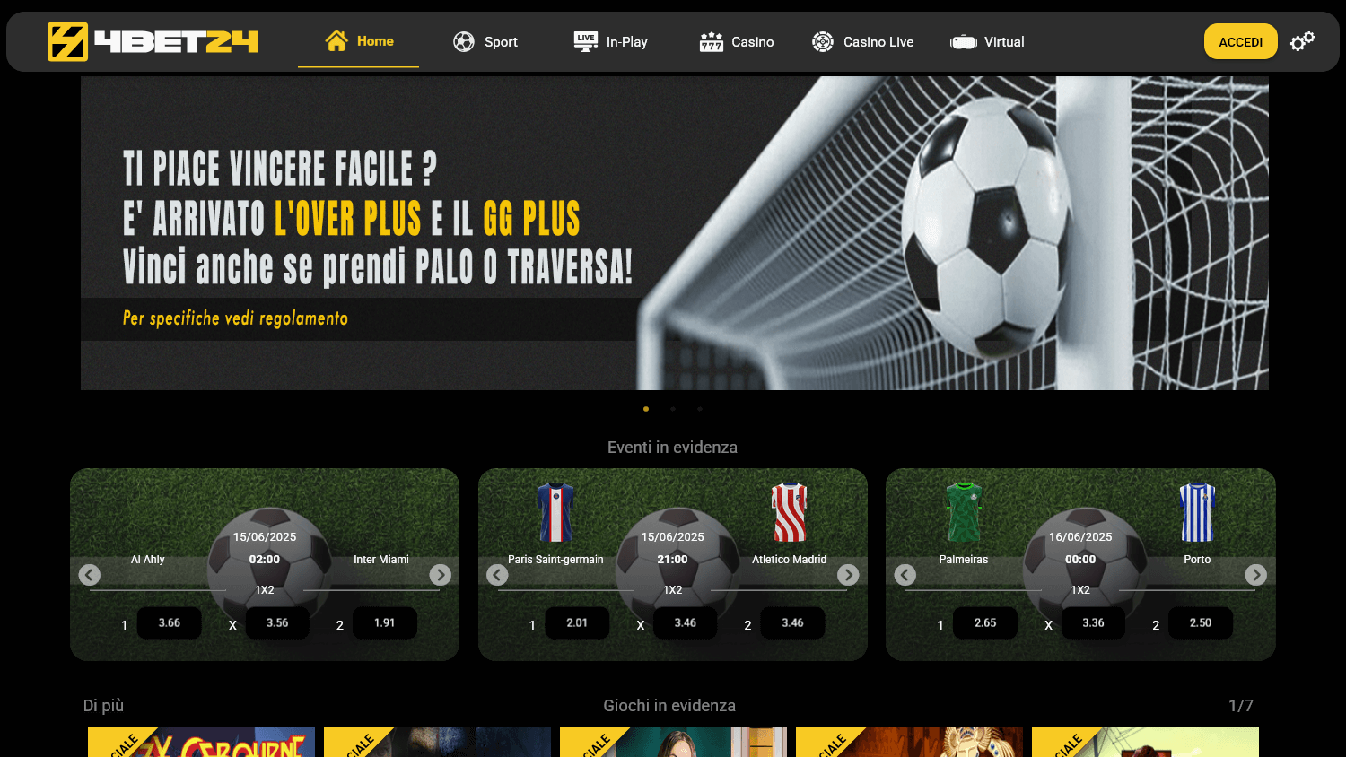 4bet24_casino_homepage_desktop