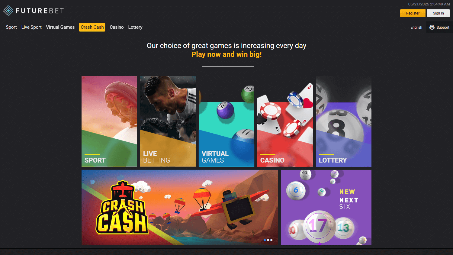 futurebet_casino_homepage_desktop