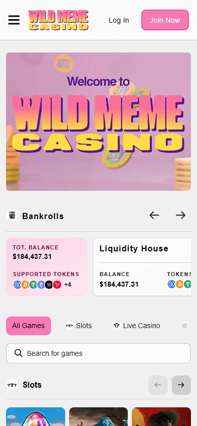 wild_meme_casino_homepage_mobile